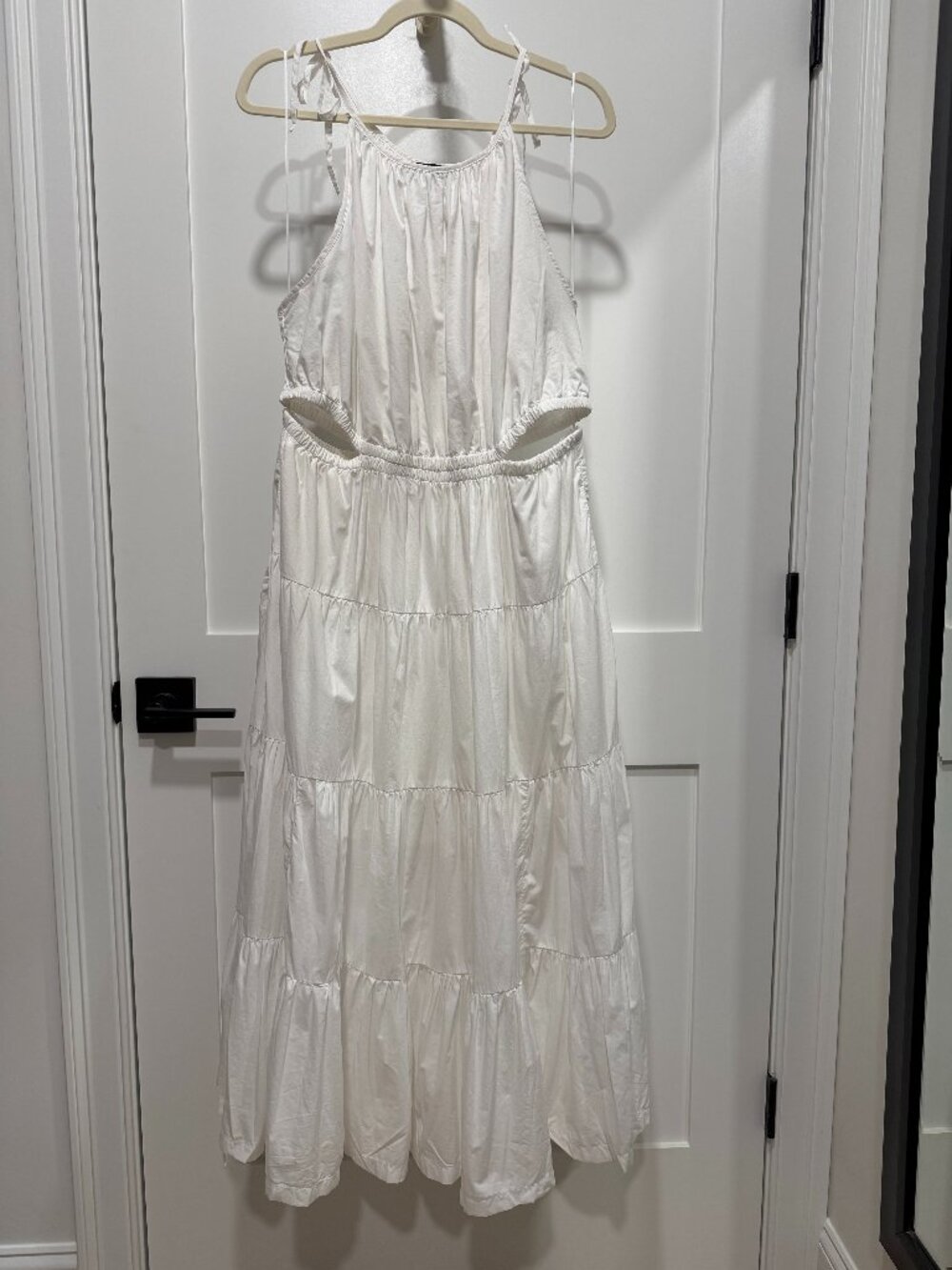 J.Crew White Midi Dress